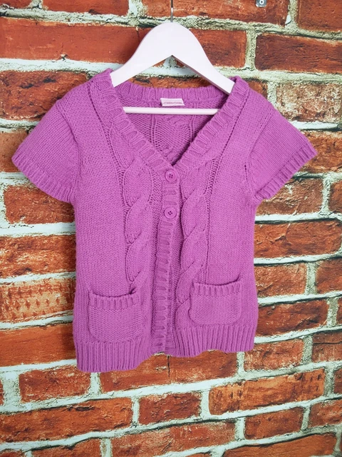 Pacchetto Gilet Ragazze Età 5-6 Anni Monsone M&S Ecc. Top Cardigan Gilet Gemme Coniglio 116Cm 6