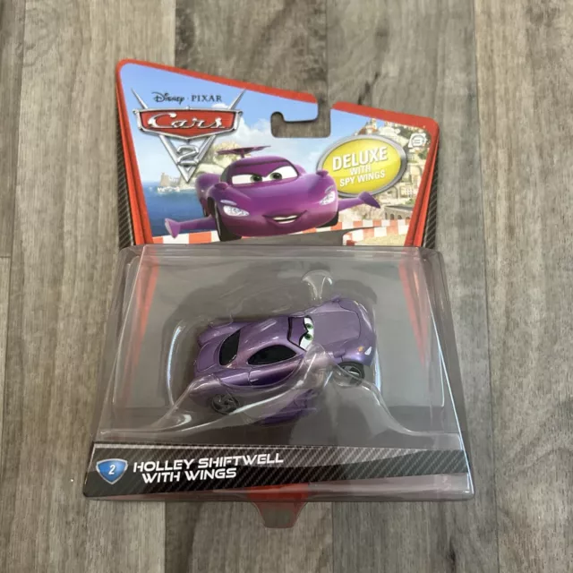 DISNEY PIXAR CARS 2 Holley Shiftwell with Wings Deluxe With Spy Wings ...