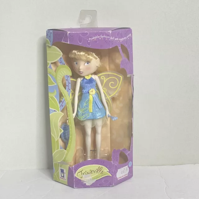 2005 Avena 9"  Action Figure Blonde Fairy Doll Trixieville Manhattan Toys NIB