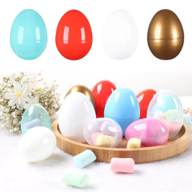 Add Treats Decoration Hollow Fillable Egg Easter Eggs Party Decor Plastic