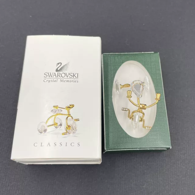 Swarovski Crystal Memories 1998 “Choldhood Dreams” Miniature Tricycle Figurine