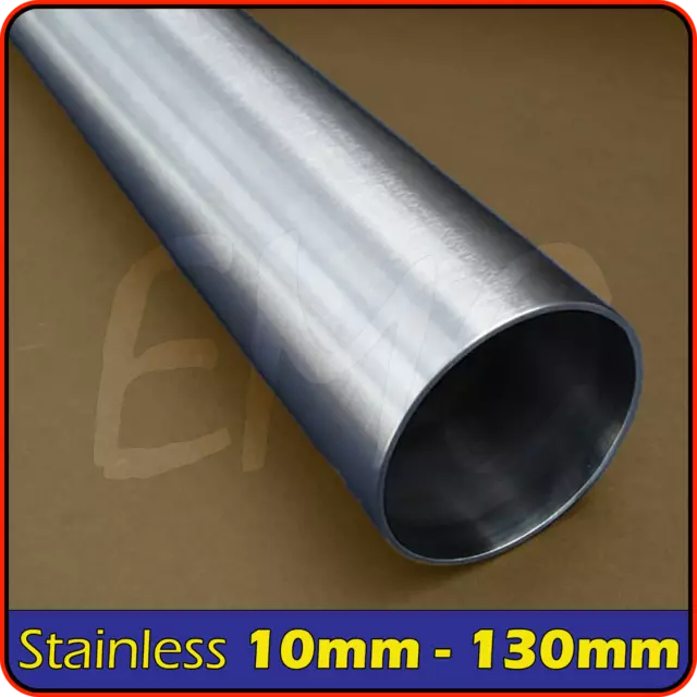 Stainless Steel Round Tube pipe 304  10mm – 130mm Ø diameter non rust proof inch