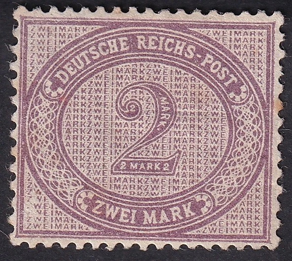 D. Reich 2 Mk. 1899 Mi.Nr. 37 a ND ungebraucht geprüft BPP Mi.Wert 450 € (634)