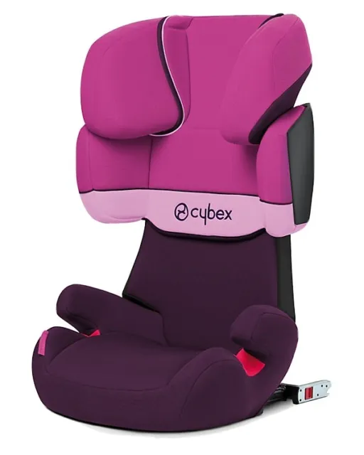 CYBEX Auto-Kindersitz Solution X2-Fix, Silver-Line, Purple Rain - Gebraucht!!!