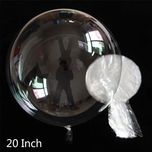 10Pcs 45.7cm 50.8cm Transparent Bobo Ballons Mariage Anniversaire Fête Décor