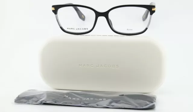 MARC JACOBS Brille MARC 300 807 54-16 150 Schwarz Gold Unisex Medium + Etui