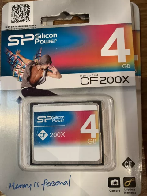 carte mémoire compact flash 4gb Sous Blister Totalement Neuve