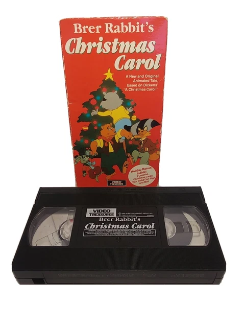 RARE BRER RABBIT Christmas Carol 1992 VHS Pre-owned video treasures £14 ...