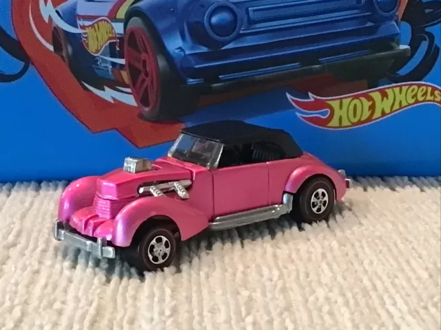 Hot Wheels Redlines 1970 Classic Cord Hot Pink