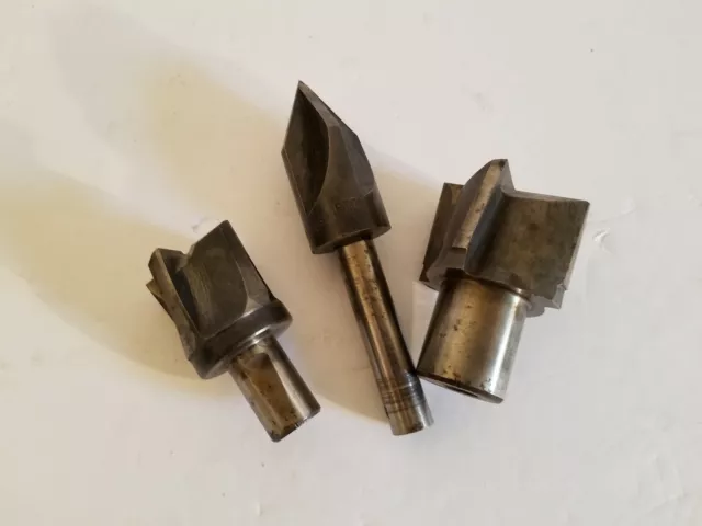 Set Of 3 Comercial Heavy Duty Drills Of Different Shape And Diameter.package Dea