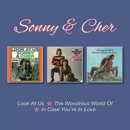 Sonny & Cher - Look At Us / Wondrous World Of / In Case You'Re In [New CD] UK -