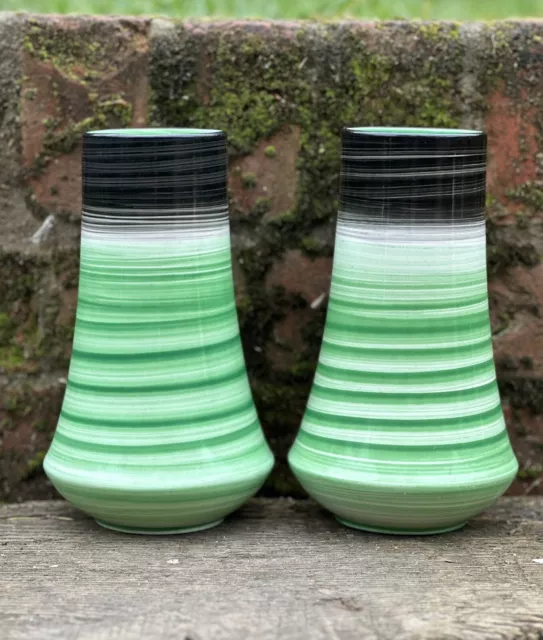 Pair Of Wedgwood Art Deco Vases,Made In England