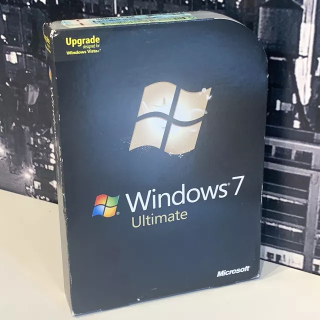 Windows 7 Ultimate Upgrade 64-Bit DVD + Produktlizenzschlüssel OVP