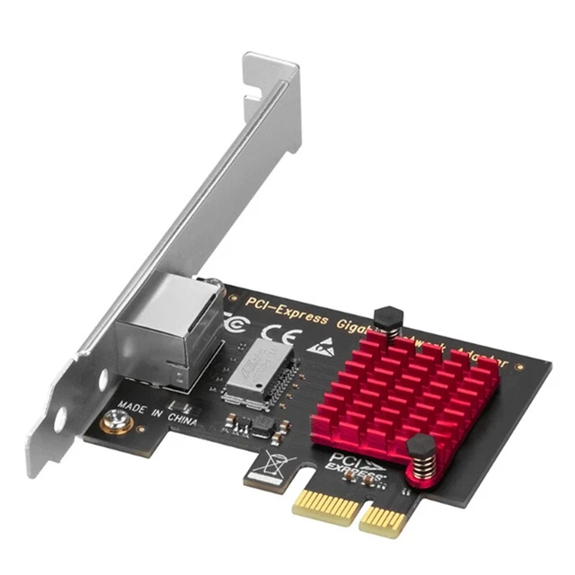 M.2 A E Netwerkkaart NIC Gebogen Pin, Gigabit Ethernet Server Adapter, M.2 A E I210AT Gigabit Server NIC Adapter met Enkele Poort Ondersteunt 1000/100/10Mbps,NIC I210AT Chip GBE