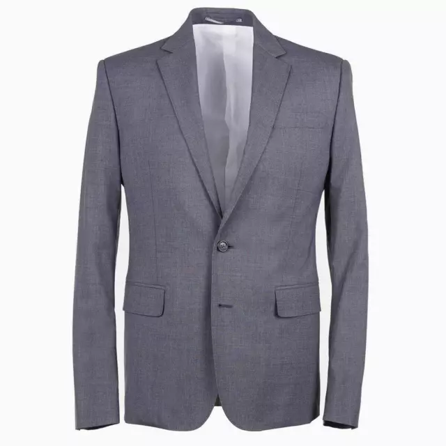 DSquared2 Extra-Slim 'Paris' Solid Medium Gray Wool Suit 42R (Eu 52) NWT