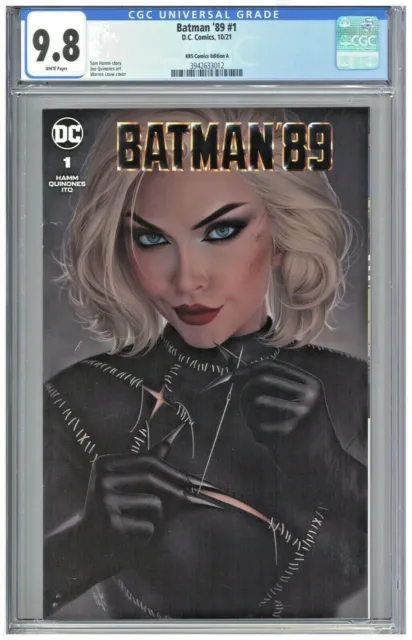 Batman '89 #1 CGC 9.8 KRS Comics Edition A Warren Louw Cover Variant Catwoman
