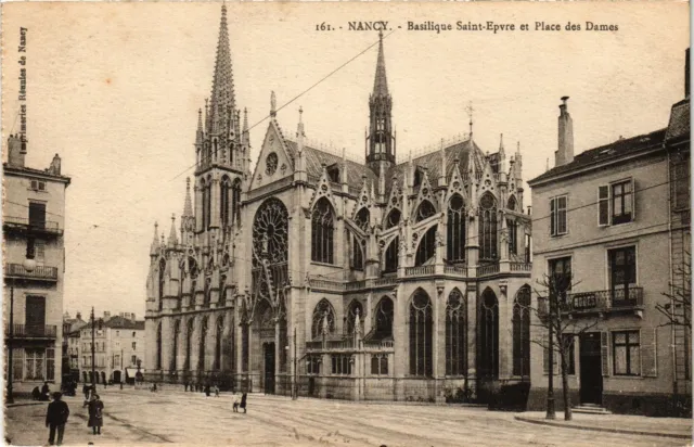 CPA Nancy-Basilique Saint Epvre et Place des Dames (187143)