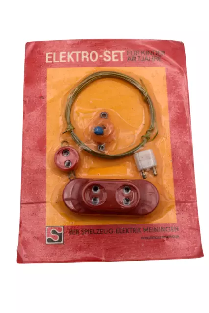 DDR Elektro-Set für die Puppenstube VEB Spielzeug Elektrik Meiningen in OVP