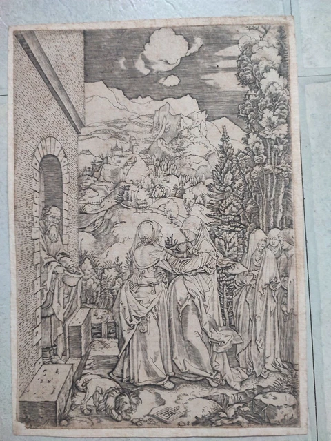 GRAVURE SUR BOIS.ALBRECHT DurerLa Vie De La ViergeEpoque A Identifier