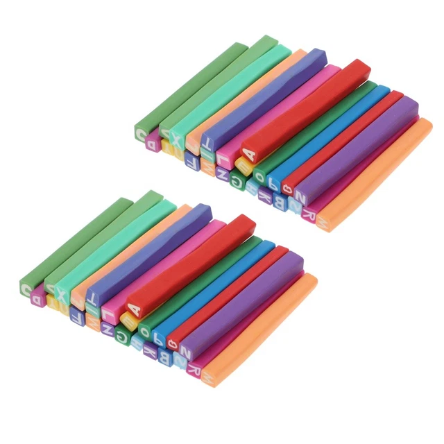 90 Perline Legno Lettere A-Z 12mm | Con Cuori E Pentagrammi Per Bracciali Fai Da Te - Foto 6