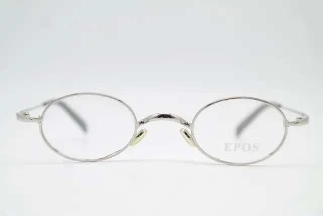 Brille EPOS CLASSIC NESTORE SL Silber Oval Brillengestell eyeglasses Neu