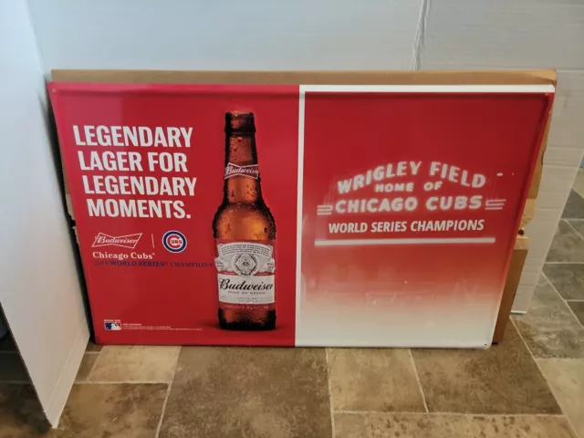 New Chicago Cubs Wrigley Field Cubweiser T-shirt Budweiser Beer ( Sm - 3Xlg  )