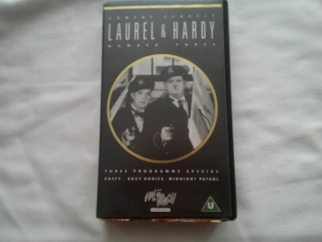 LAUREL AND HARDY - No. 3 - 3 programme special - vhs video £6.00 ...