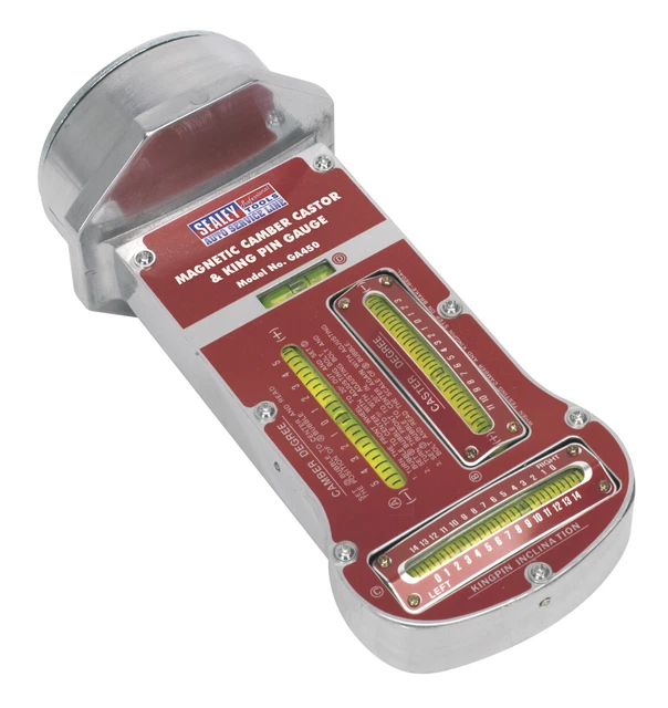 Sealey GA450 Magnétique Carrossage Roulette & Kingpin Jauge