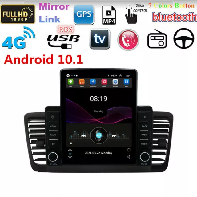 9.5" Android 10.1 Autoradio GPS Nav Player Für Subaru Outback Legacy 2003-2009