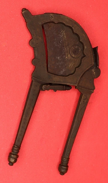 Handcrafted Brass Victorian Old Rare Sarota Betel Nutcracker Supari Cutter Gift