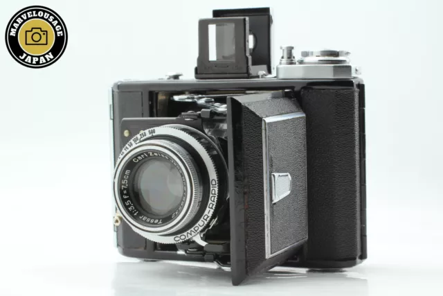 [Near MINT] Zeiss Ikon Ikonta 521 6X4.5 Tessar Jena 7.5cm F/3.5 From JAPAN