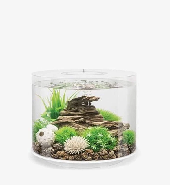 biOrb Tube 15 Aquarium with MCR - 4 Gallon, White