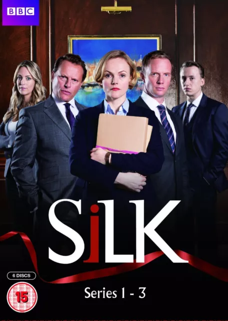 SILK Complete Series 1, 2 & 3 BBC DVD Box Set 6 Discs R4/Aus New & Sealed