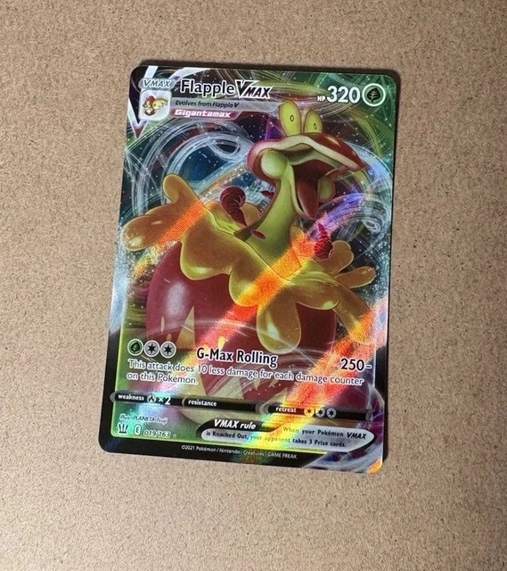 POKEMON - FLAPPLE VMAX - 019/163 - SWSH Battle Styles - Full Art Card 3.30 - PicClick UK POKEMON - FLAPPLE VMAX - 019/163 - SWSH Battle Styles - Full Art Card 3.30 - PicClick UK