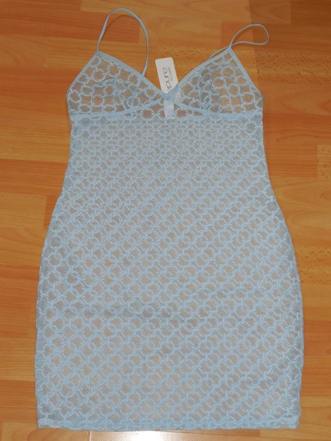 Nuisette Lise Charmel Noir - Taille 38/40 (S), Ajourée Pétales, Neuf Avec Étiquettes