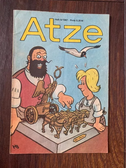 Atze 9/1987 (4) Fix und Fax Jürgen Kieser Comic Zeitschrift September-Heft