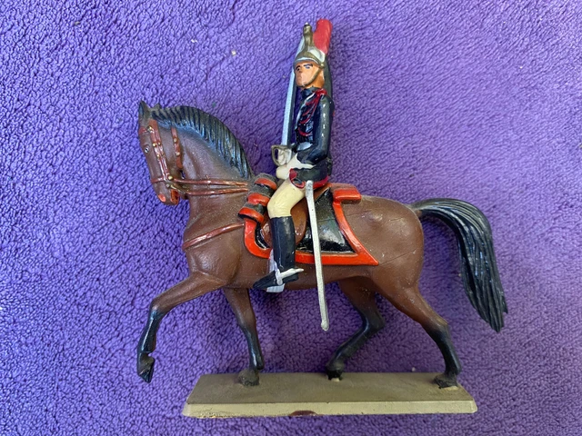 Figurine Starlux Résine Armée Française - Garde Républicaine Avec Drapeau - Échelle 54-60mm - Neuf
