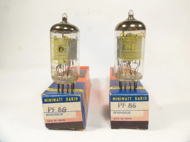Tube à Vide EL504 DARIO MINIWATT - Occasion Fonctionnel Pour Ampli Ou Radio Vintage
