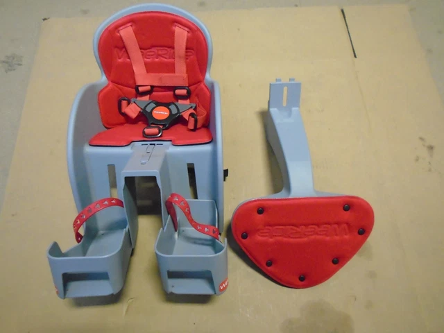 WeeRide sicherer Baby-Fahrradsitz vorne rot ~ 3