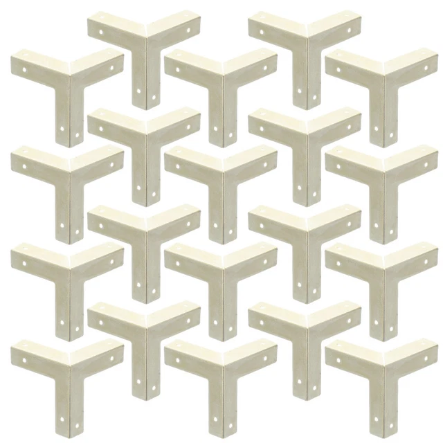 20 Pcs Wooden Box Corner Table Protector Covers Old Fashioned