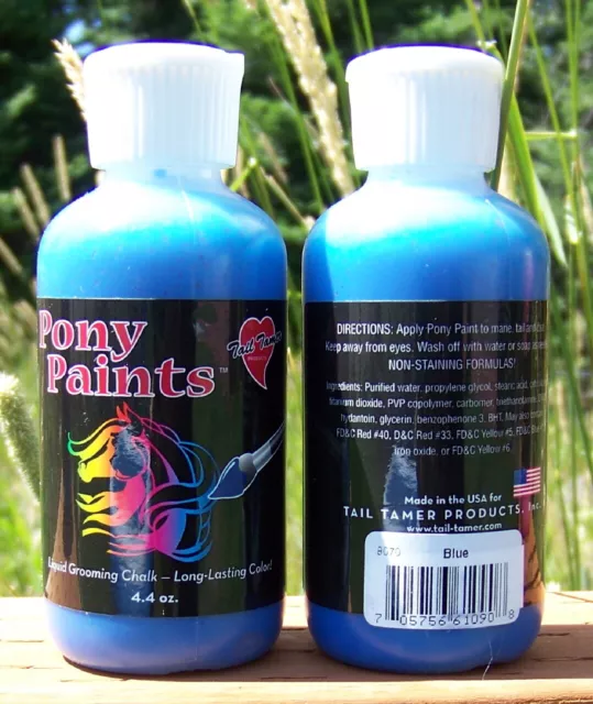 Schwanz Bändiger - Pony Farben 130ml (Blau)