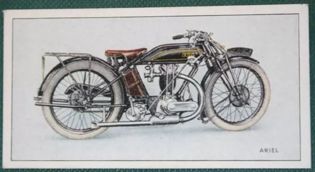 ARIEL 497cc Motorcycle   Vintage 1926 Illustrated Card  BD11