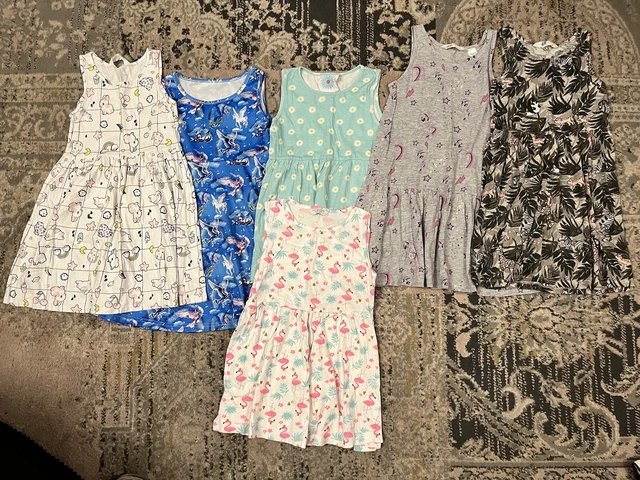 Bundle Of Girls Clothes Age 6-7 Years GEORGE NEXT M&S Large Lot VGC 22