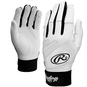 Rawlings Pro Mesh Batting Gloves Pair Bgp650Y Youth Medium White  Lzzb