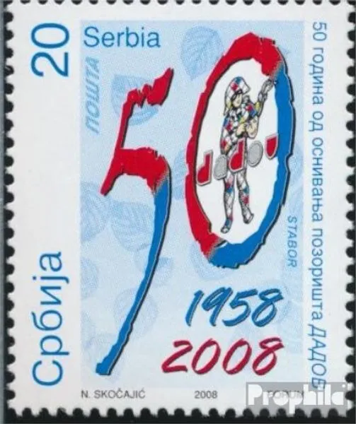 Briefmarken Serbien 2008 Mi 270 postfrisch Prominente