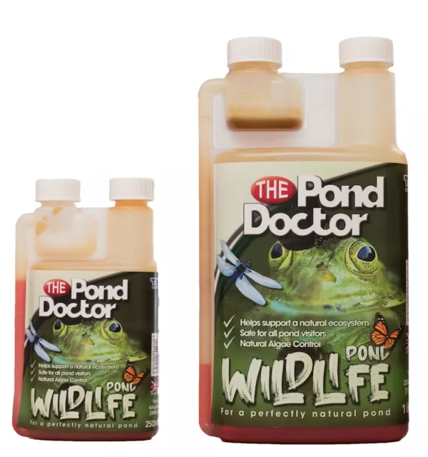 Pond Wildlife Treatment Natural Bacteria Health & Algae Control Newt Frog Safe