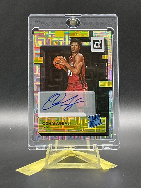 2022-23 Ochai Agbaji Auto Panini Donruss Infinite Rated Rookie Rc#214 Autographs