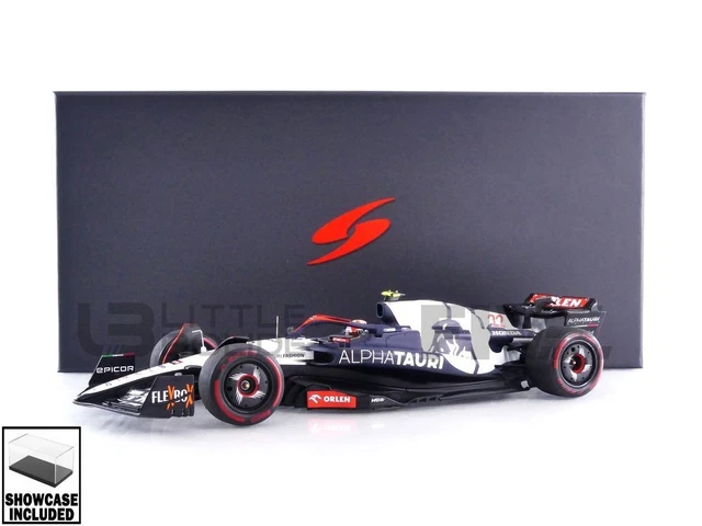 Miniature Spark 1/18 Alpha Tauri F1 AT02 Honda - #22 Tsunoda, GP Bahreïn 2021