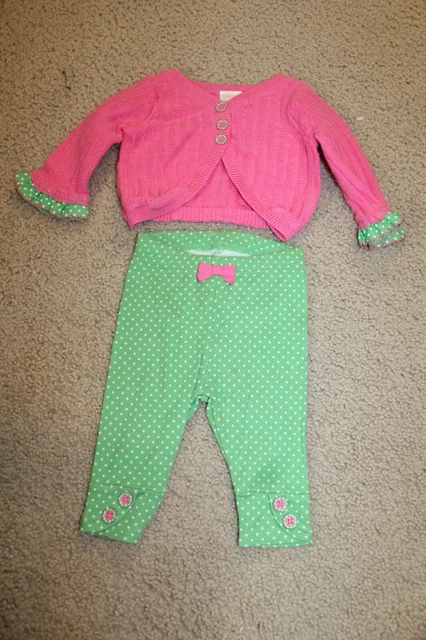 gymboree 2pc.baby girl watermelon outfit 0-3 months(RARE)