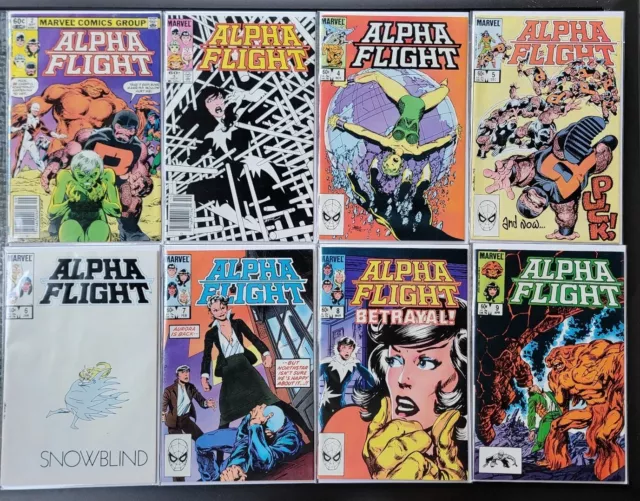 Marvel Alpha Flight Comic Lot #2-25 Avg NM,See Photos Newsstands 21 Comics